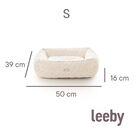 Leeby Cuna Súper Suave con Cojín Desenfundable para cachorros, , large image number null